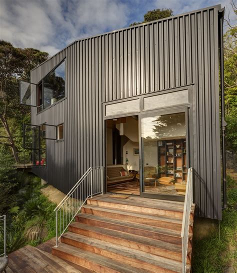 things made of metal in the house|contemporary metal and wood homes.